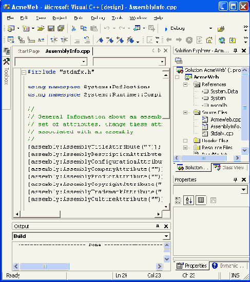 
 Visual Studio.NET
