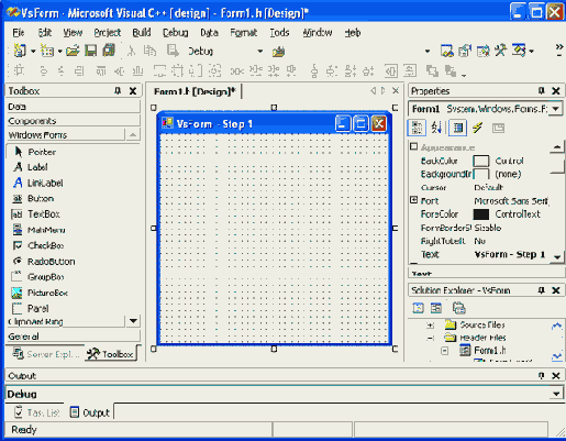   (Design window)  
 (Code window)